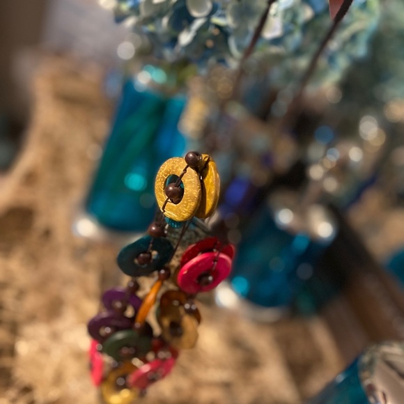 Authentic St. Lucia Multi Colored Beaded African Necklace and Matching Bracelet. - Picture 8 of 11